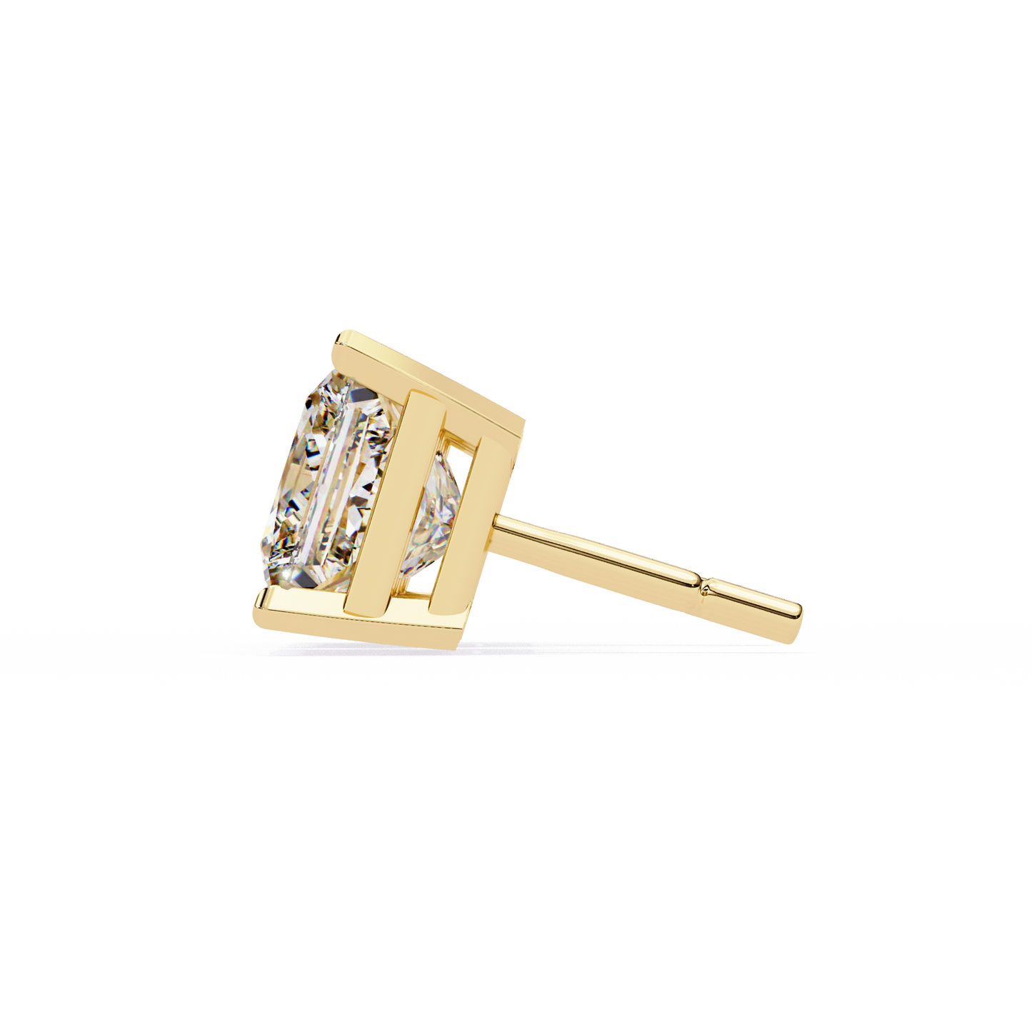 Regent Squares – Princess Cut Lab Diamond Bold Studs