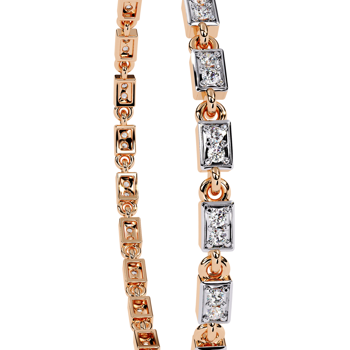 Dainty Gleam – Micro Diamond Bracelet in 14K Gold