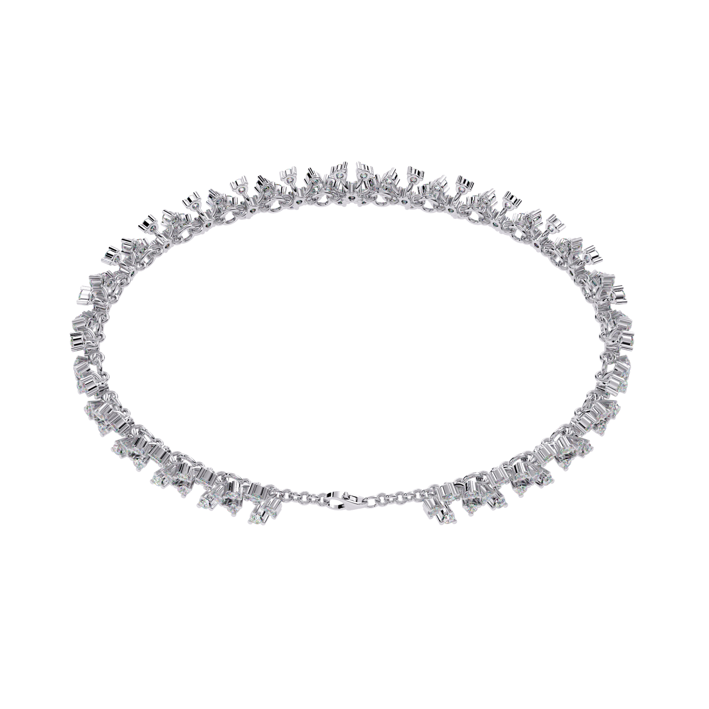Imperial Lace – Diamond Filigree Bracelet in 14K Gold