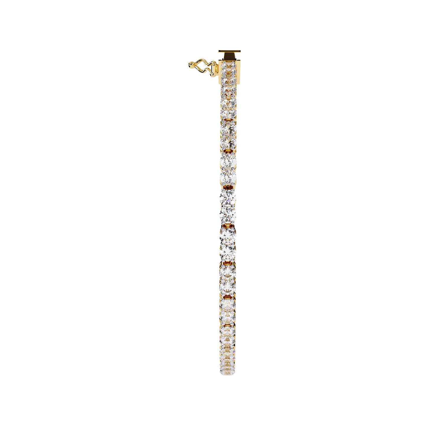 Radiant Line – 2.7MM Diamond Tennis Bracelet in 14K Gold