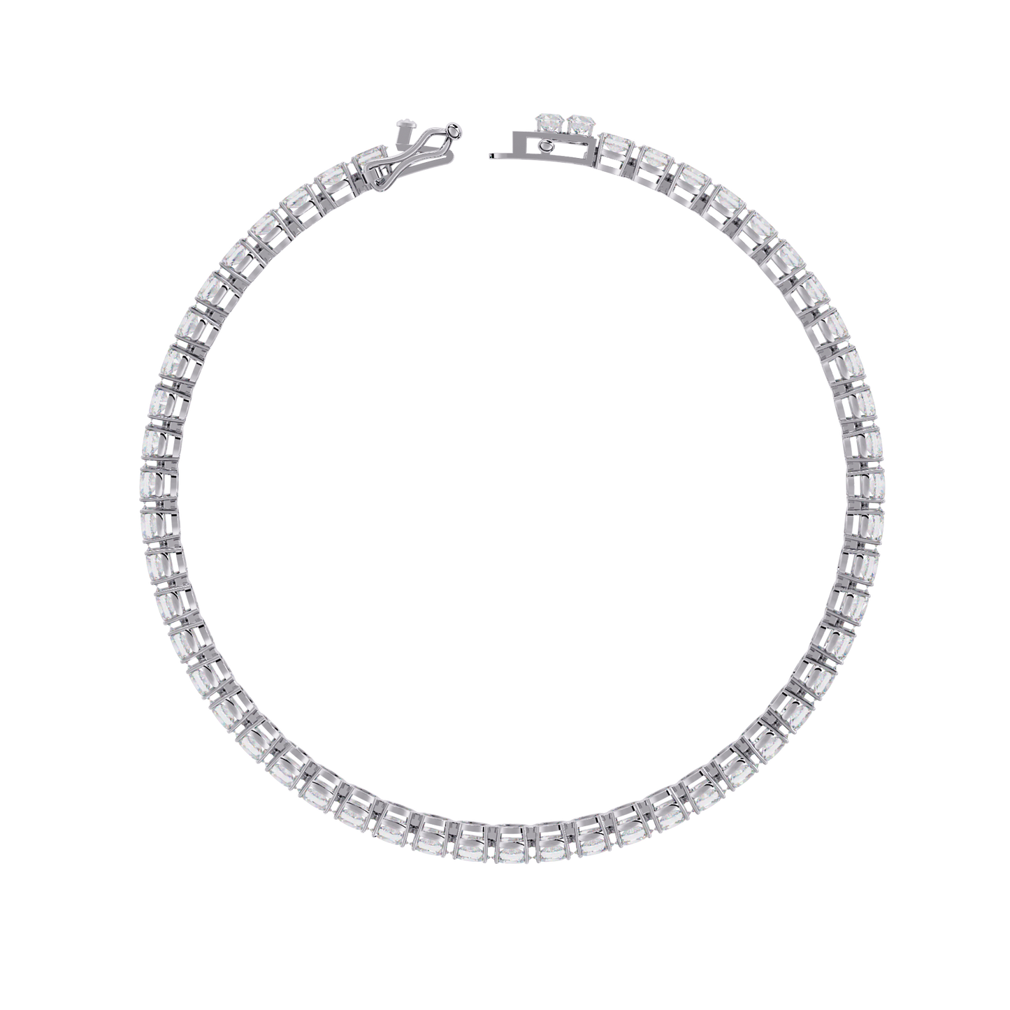 Oval Luxe – Lab Diamond Oval-Cut Bracelet in 14K Gold