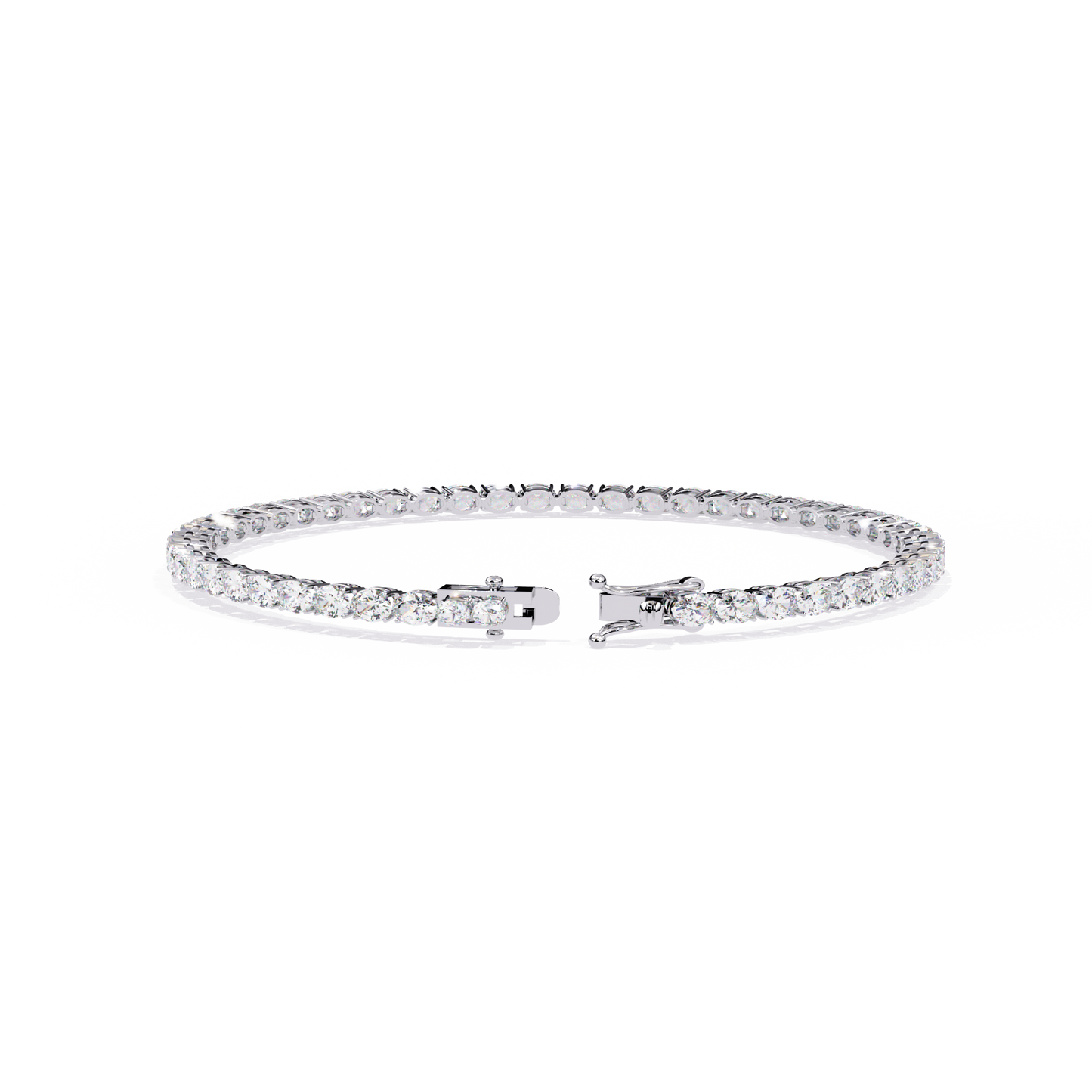 Oval Luxe – Lab Diamond Oval-Cut Bracelet in 14K Gold