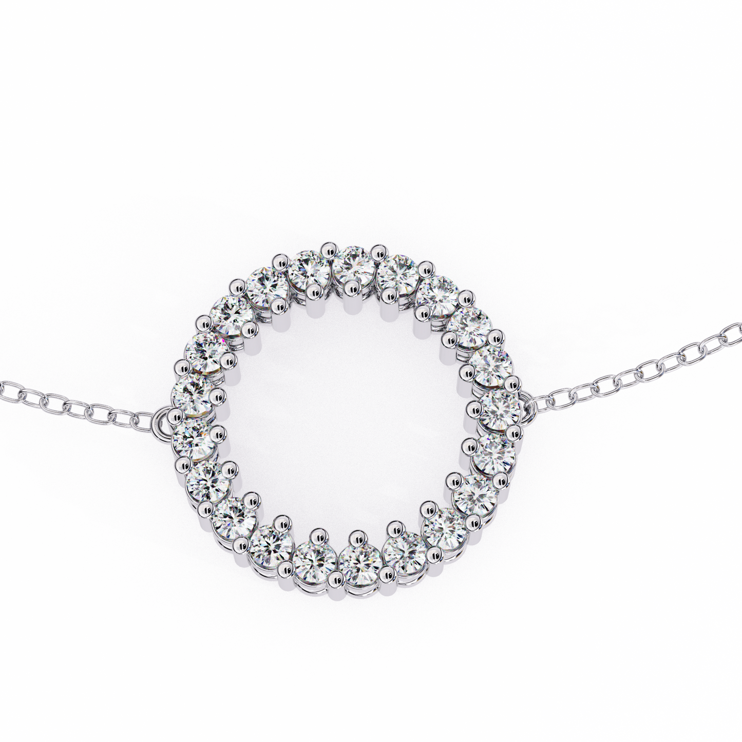 Petite Diamond Charm Bracelet
