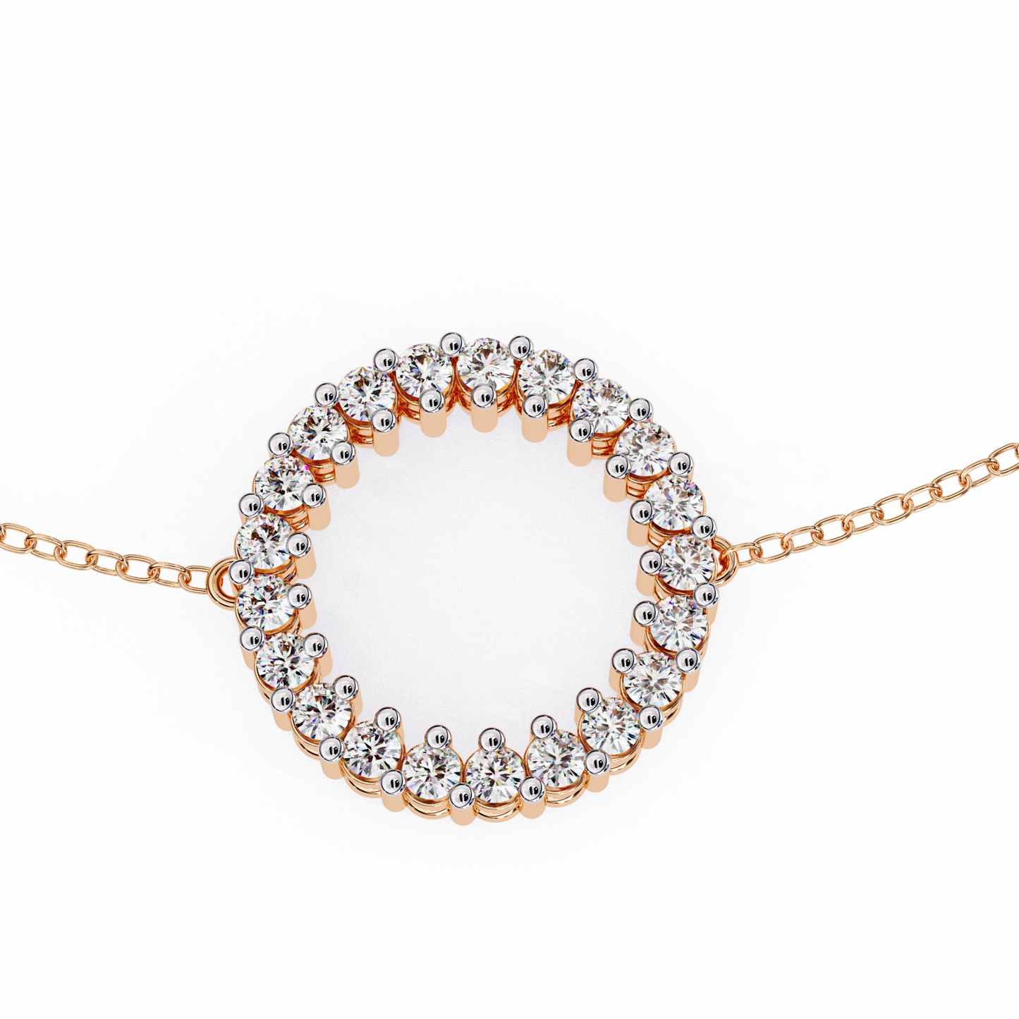 Petite Diamond Charm Bracelet