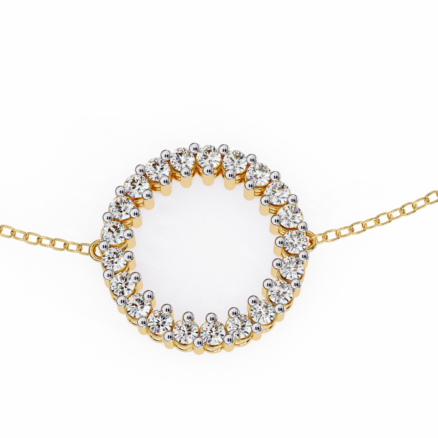 Petite Diamond Charm Bracelet