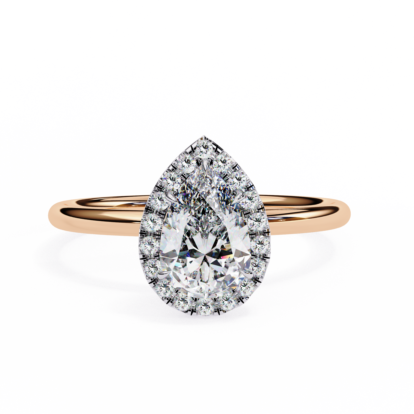 Pear Elevate – Lab Diamond Statement Ring in 14K Gold