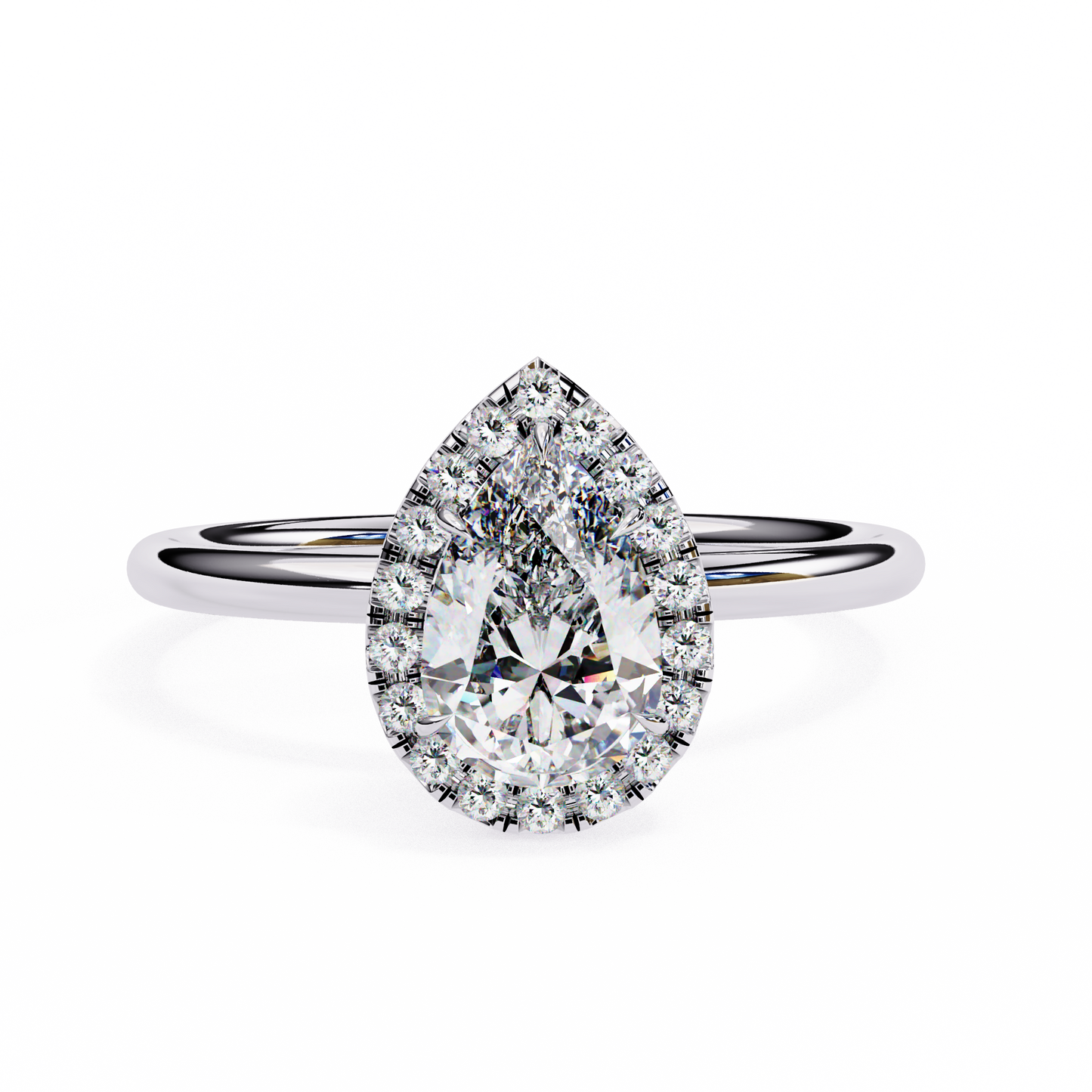 Pear Elevate – Lab Diamond Statement Ring in 14K Gold