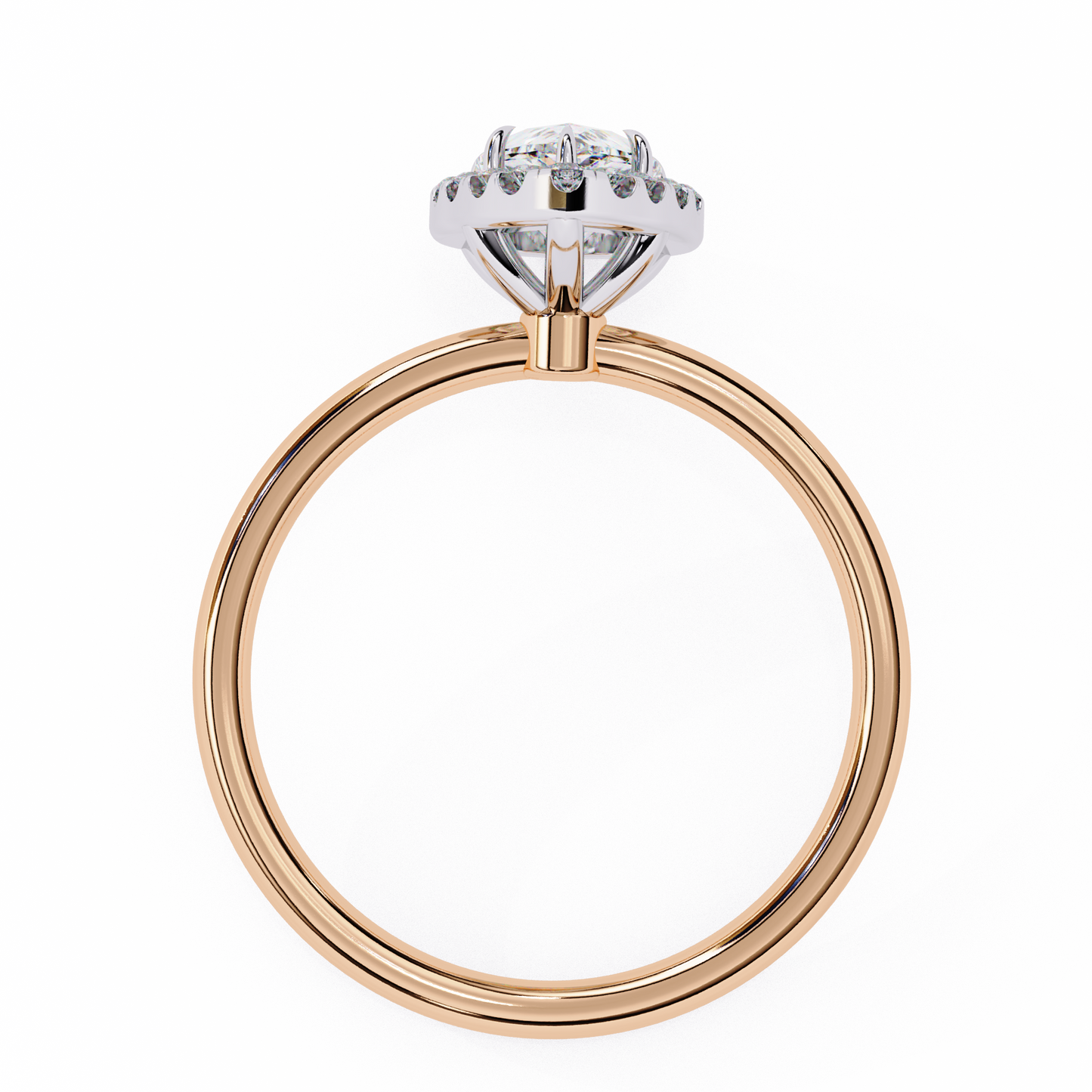Pear Elevate – Lab Diamond Statement Ring in 14K Gold