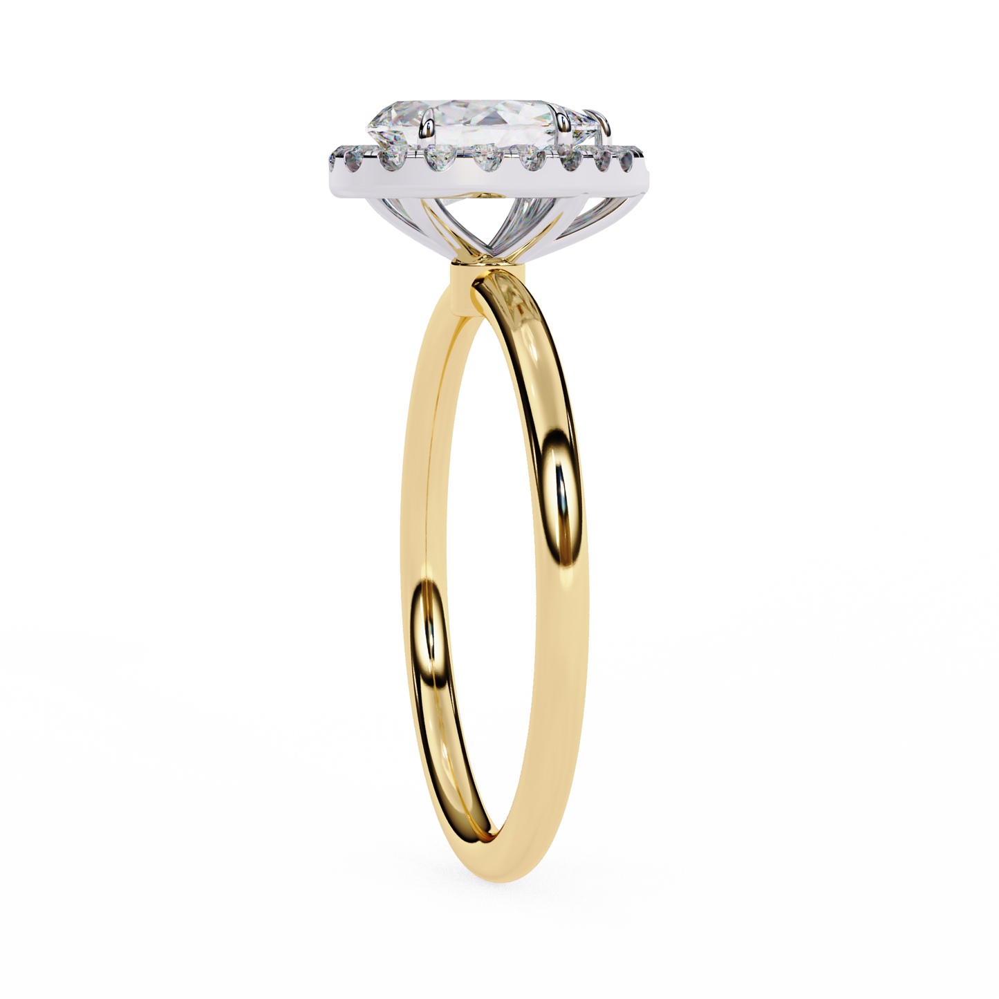 Pear Elevate – Lab Diamond Statement Ring in 14K Gold