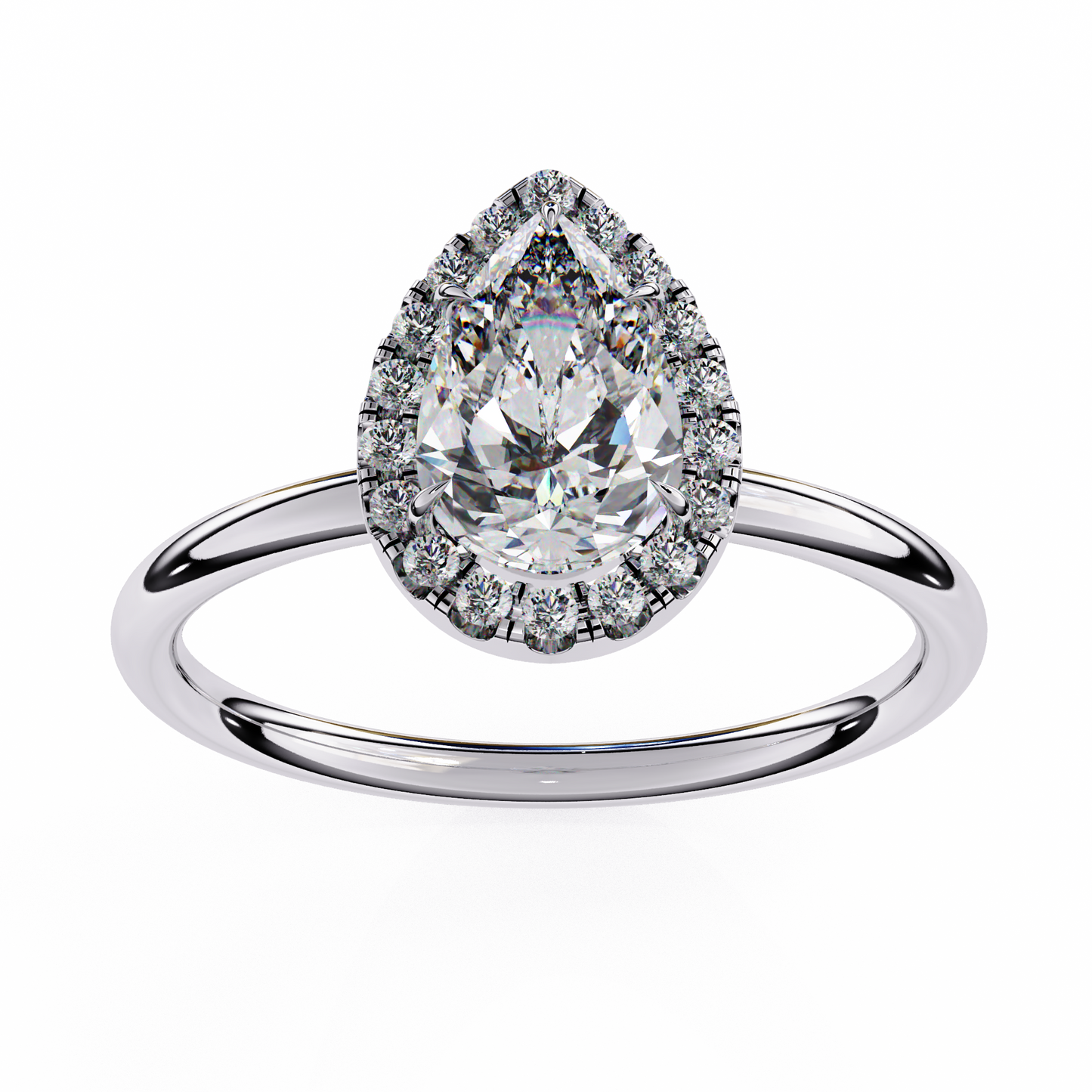 Pear Elevate – Lab Diamond Statement Ring in 14K Gold
