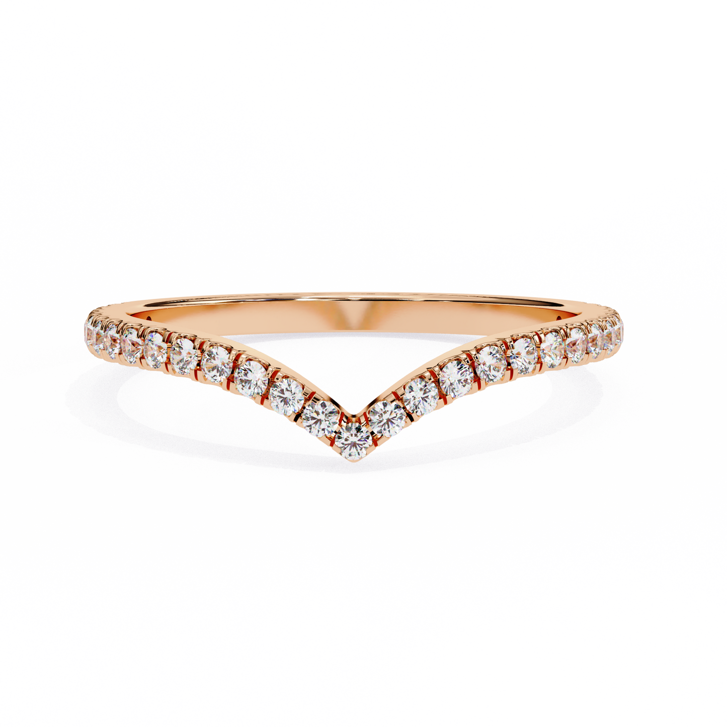 Twilight Spark – Round Lab Diamond Scattered Eternity Ring