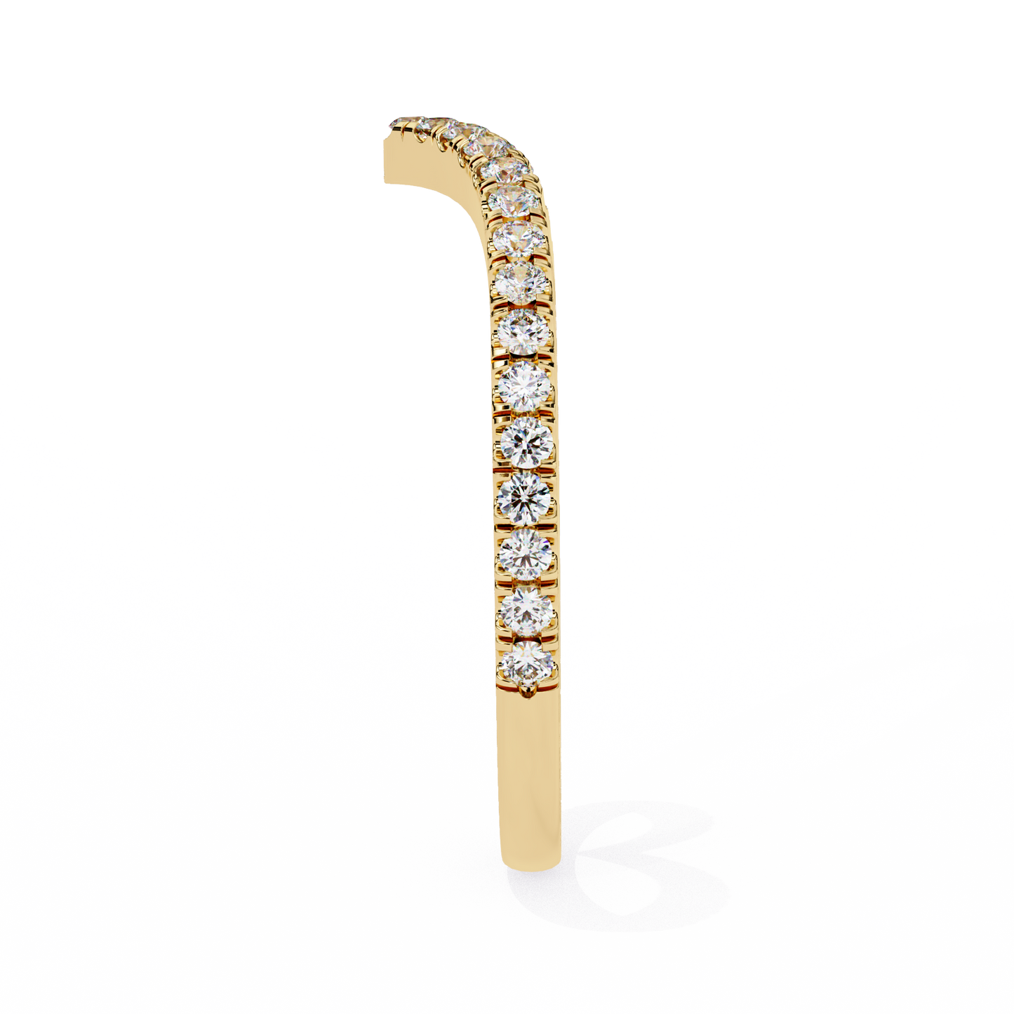 Twilight Spark – Round Lab Diamond Scattered Eternity Ring