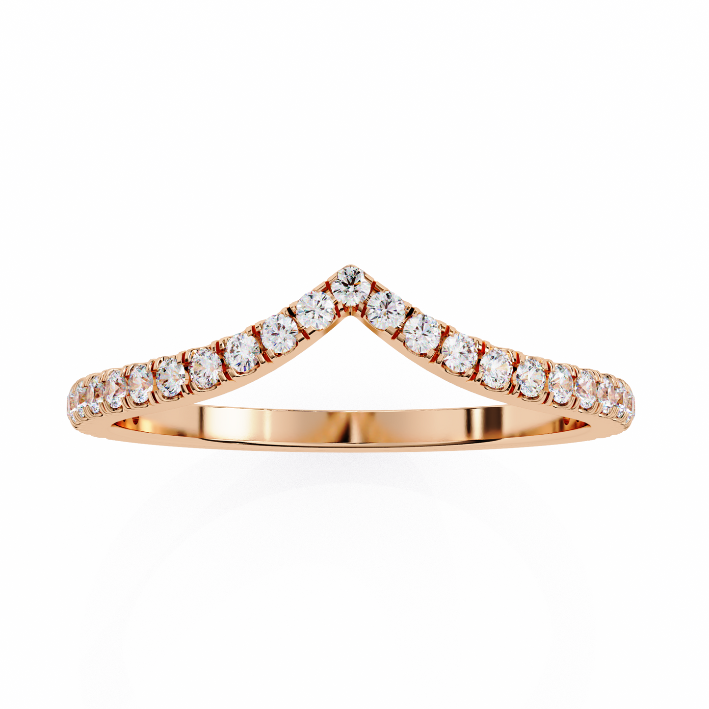Twilight Spark – Round Lab Diamond Scattered Eternity Ring