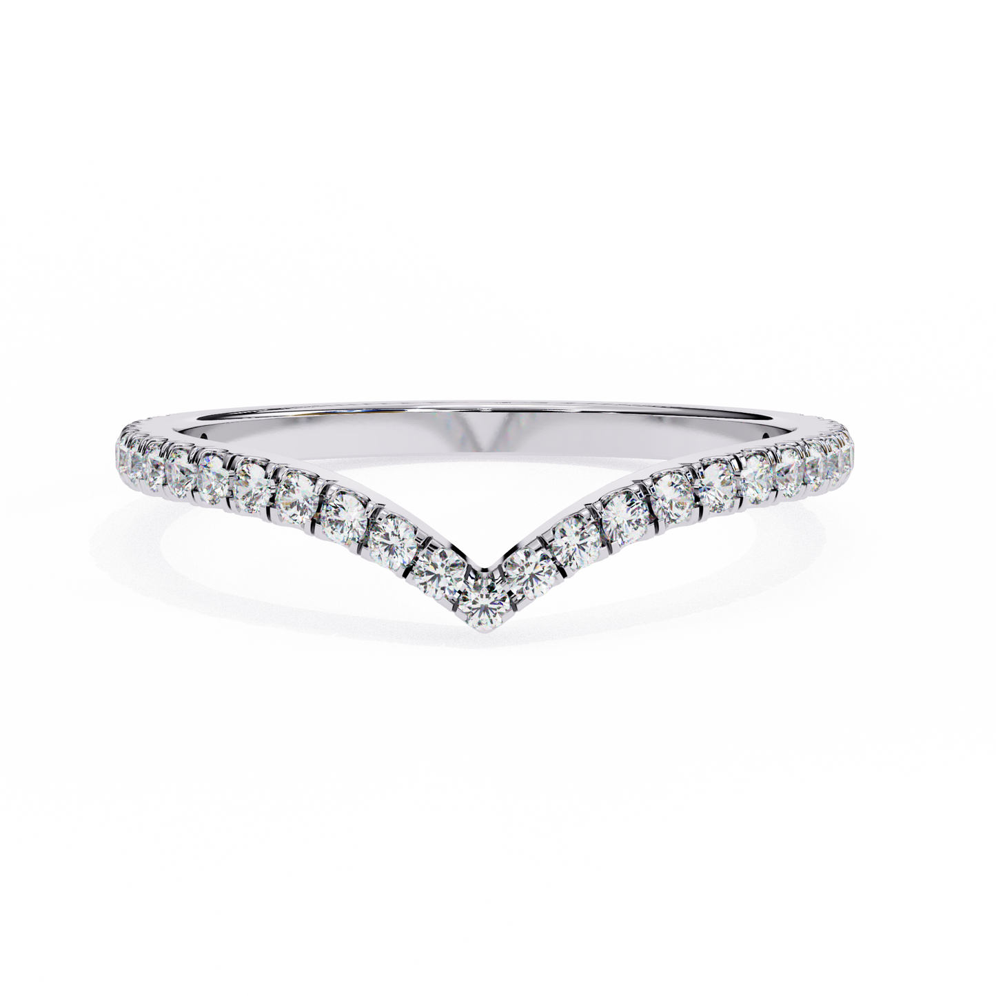 Twilight Spark – Round Lab Diamond Scattered Eternity Ring