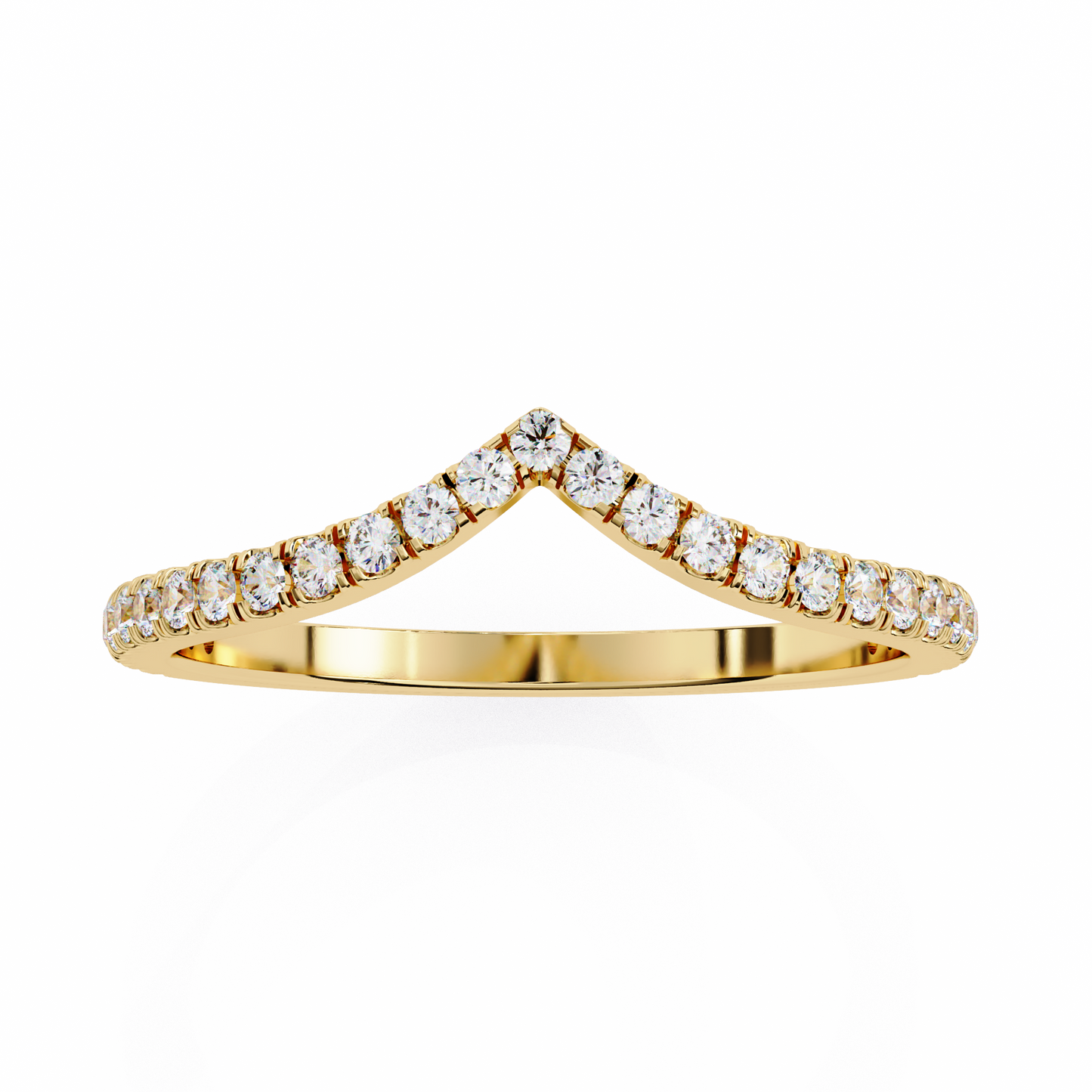 Twilight Spark – Round Lab Diamond Scattered Eternity Ring