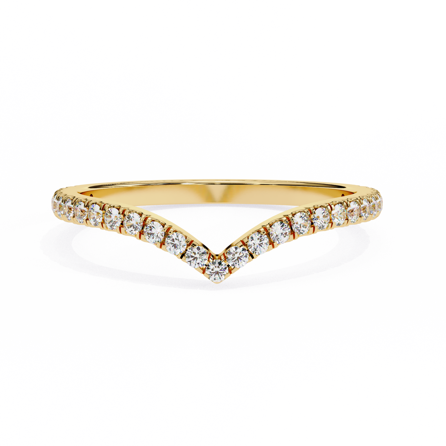 Twilight Spark – Round Lab Diamond Scattered Eternity Ring