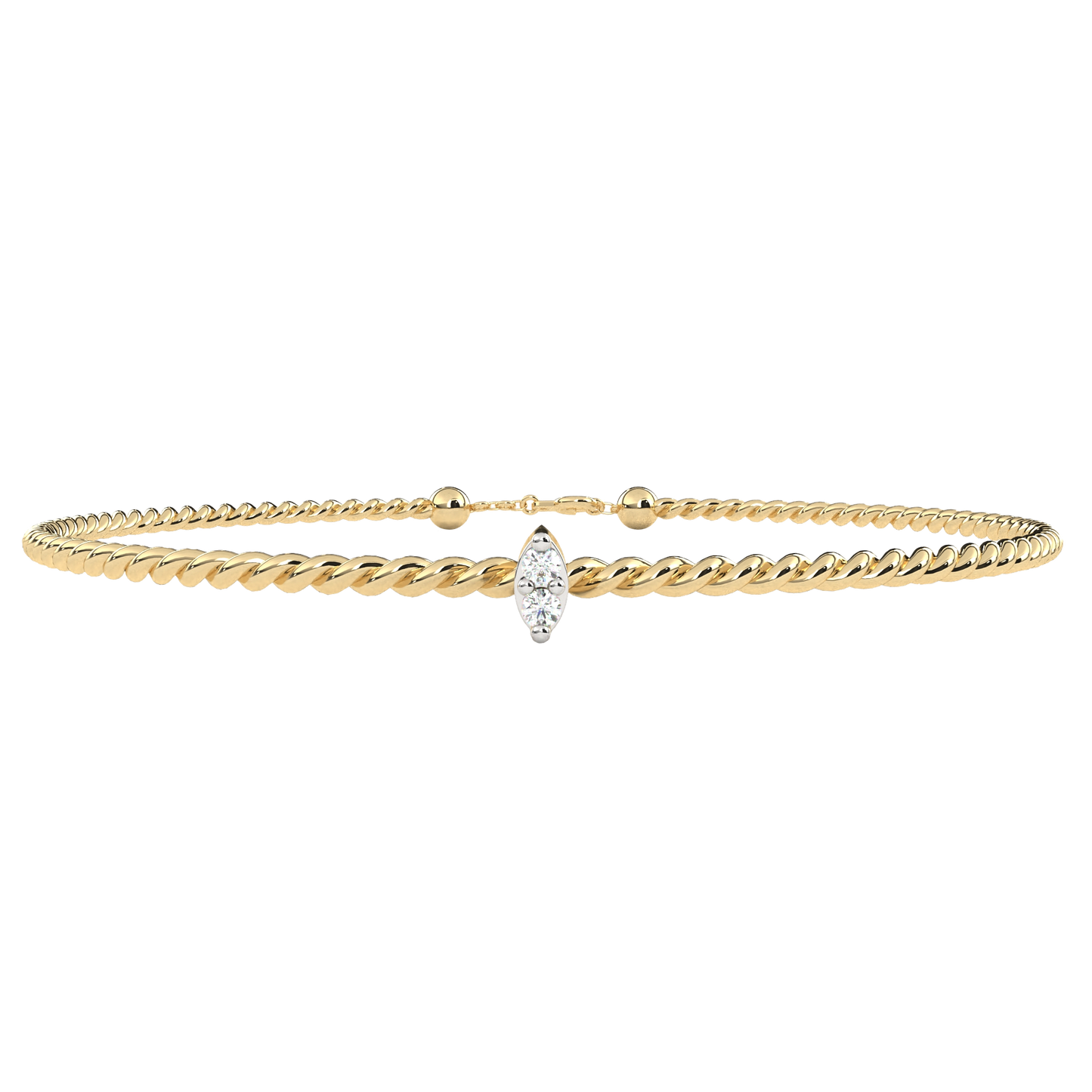 Dual Diamond Accent Bracelet