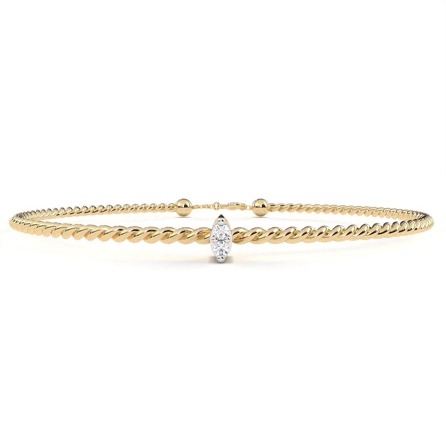 Dual Diamond Accent Bracelet