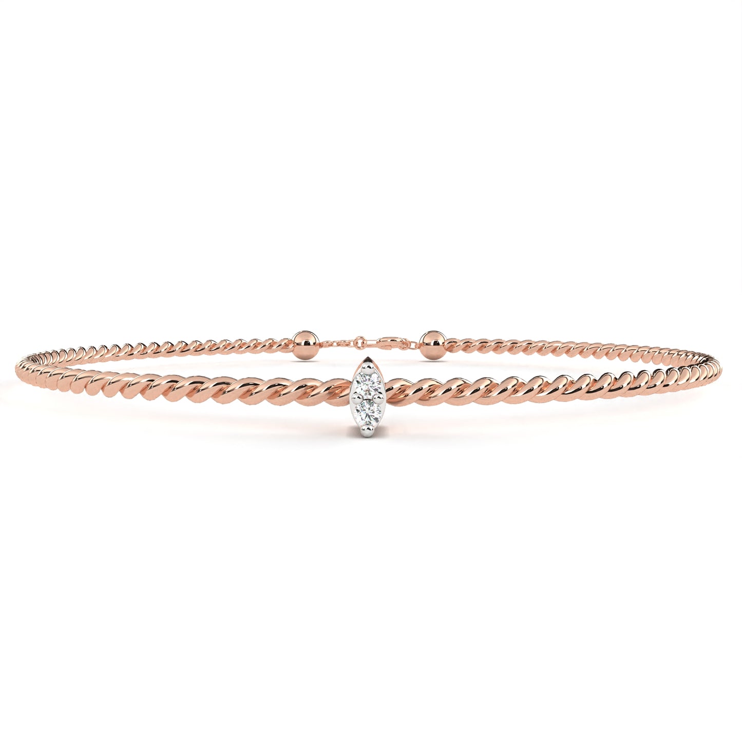 Dual Diamond Accent Bracelet
