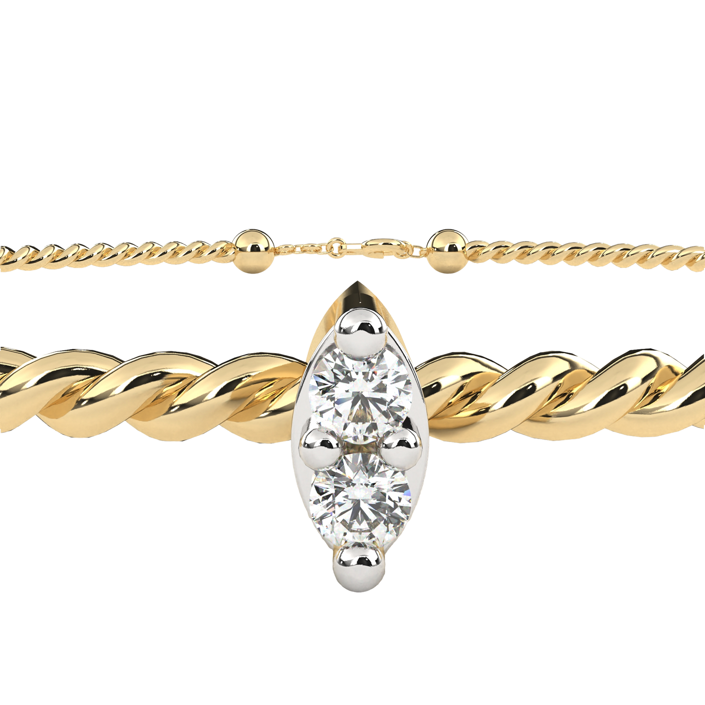 Dual Diamond Accent Bracelet
