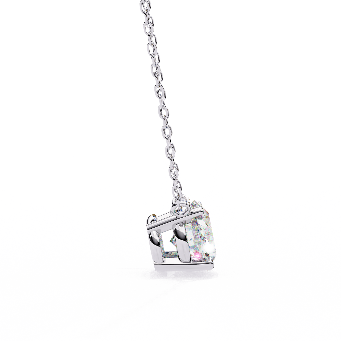 Oval Grace – Oval Cut Lab Diamond Solo Necklace