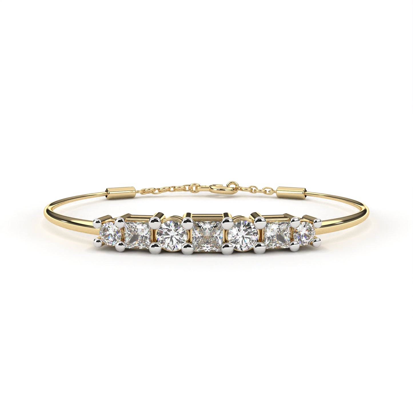 Dual Charm Diamond Bracelet