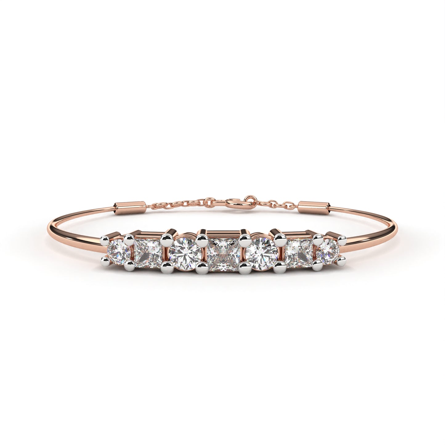 Dual Charm Diamond Bracelet