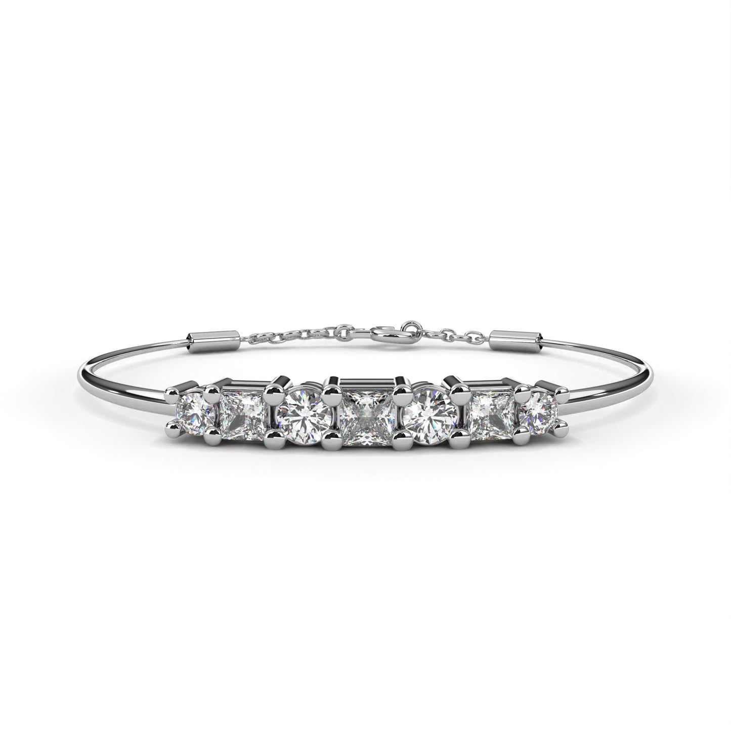 Dual Charm Diamond Bracelet