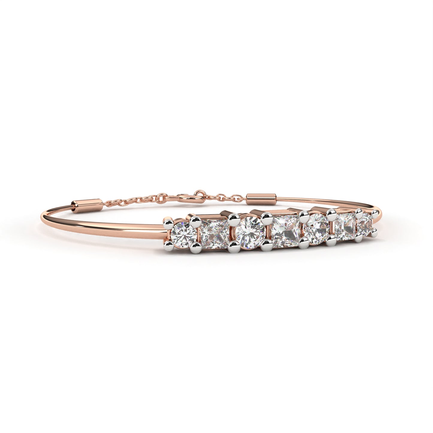 Dual Charm Diamond Bracelet