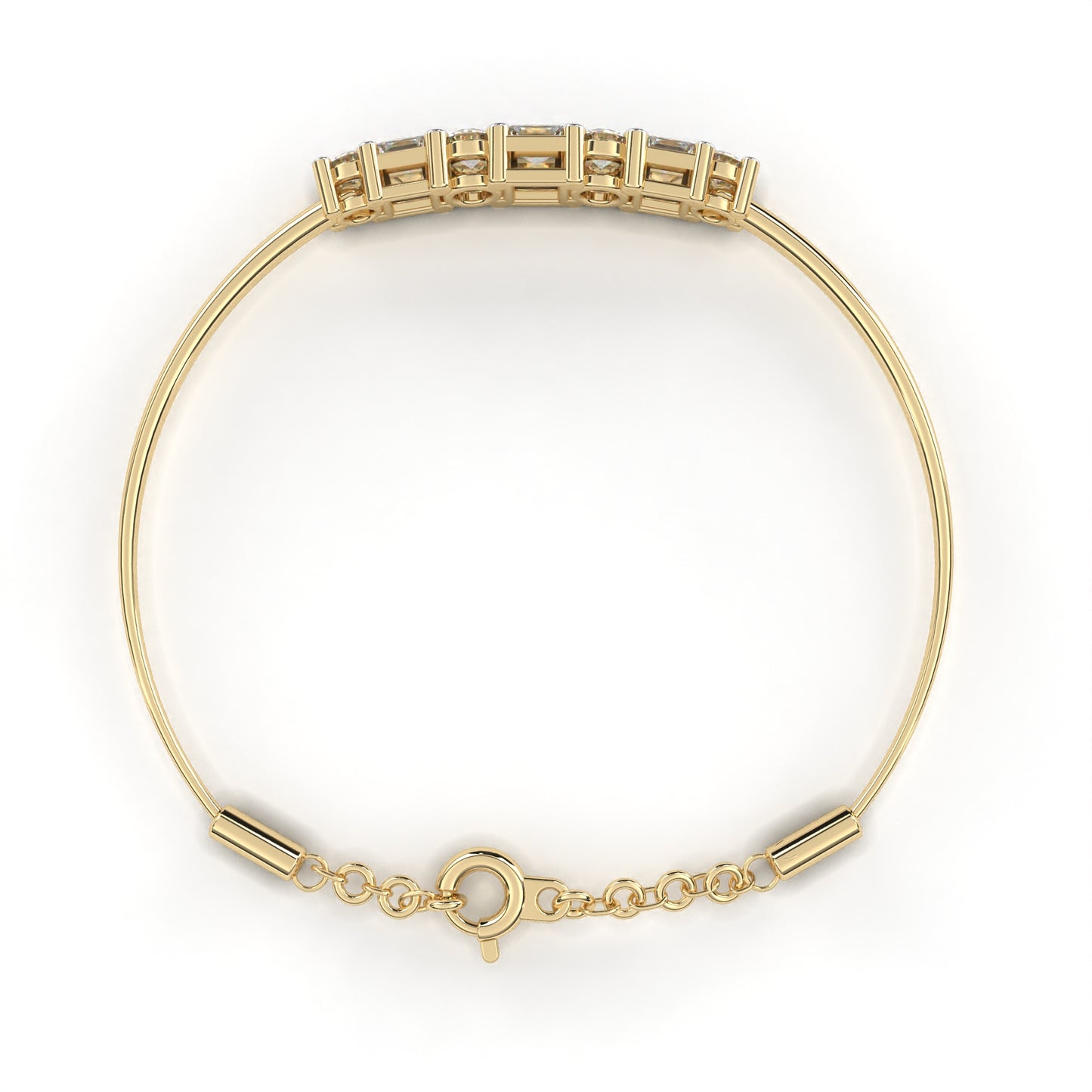Dual Charm Diamond Bracelet