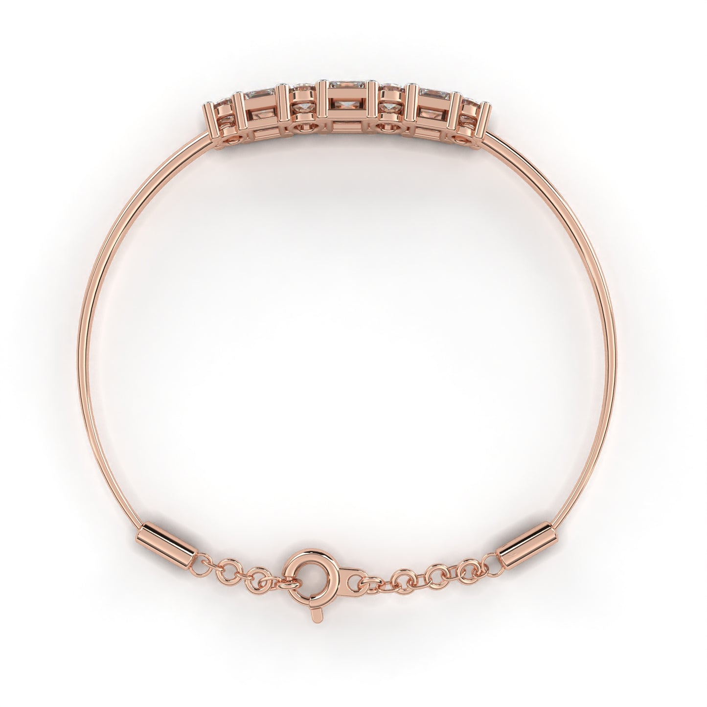 Dual Charm Diamond Bracelet