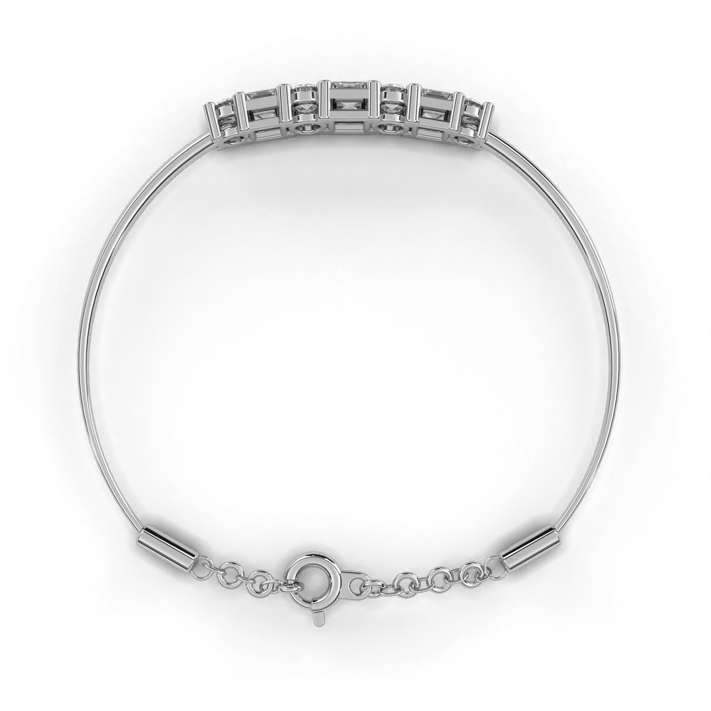 Dual Charm Diamond Bracelet