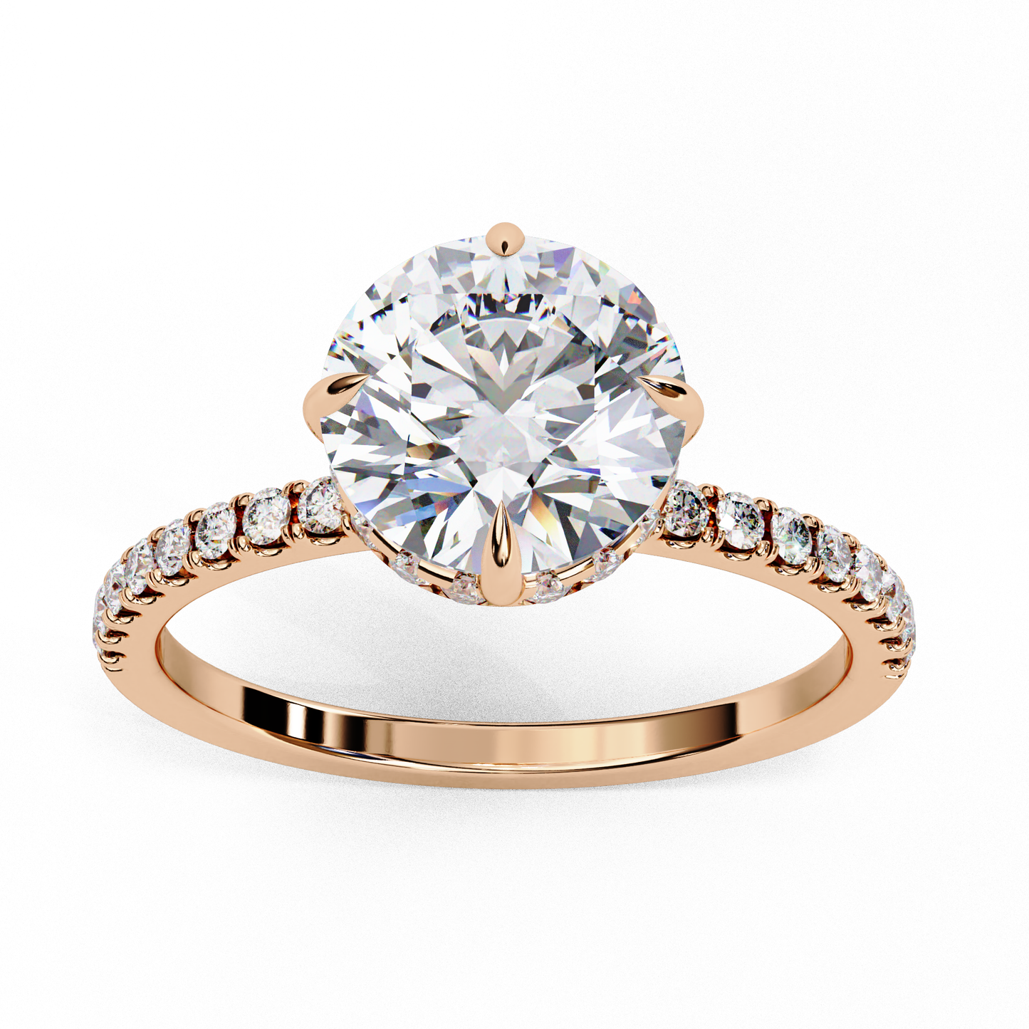Galaxy Round Lab Diamond Full Eternity Ring