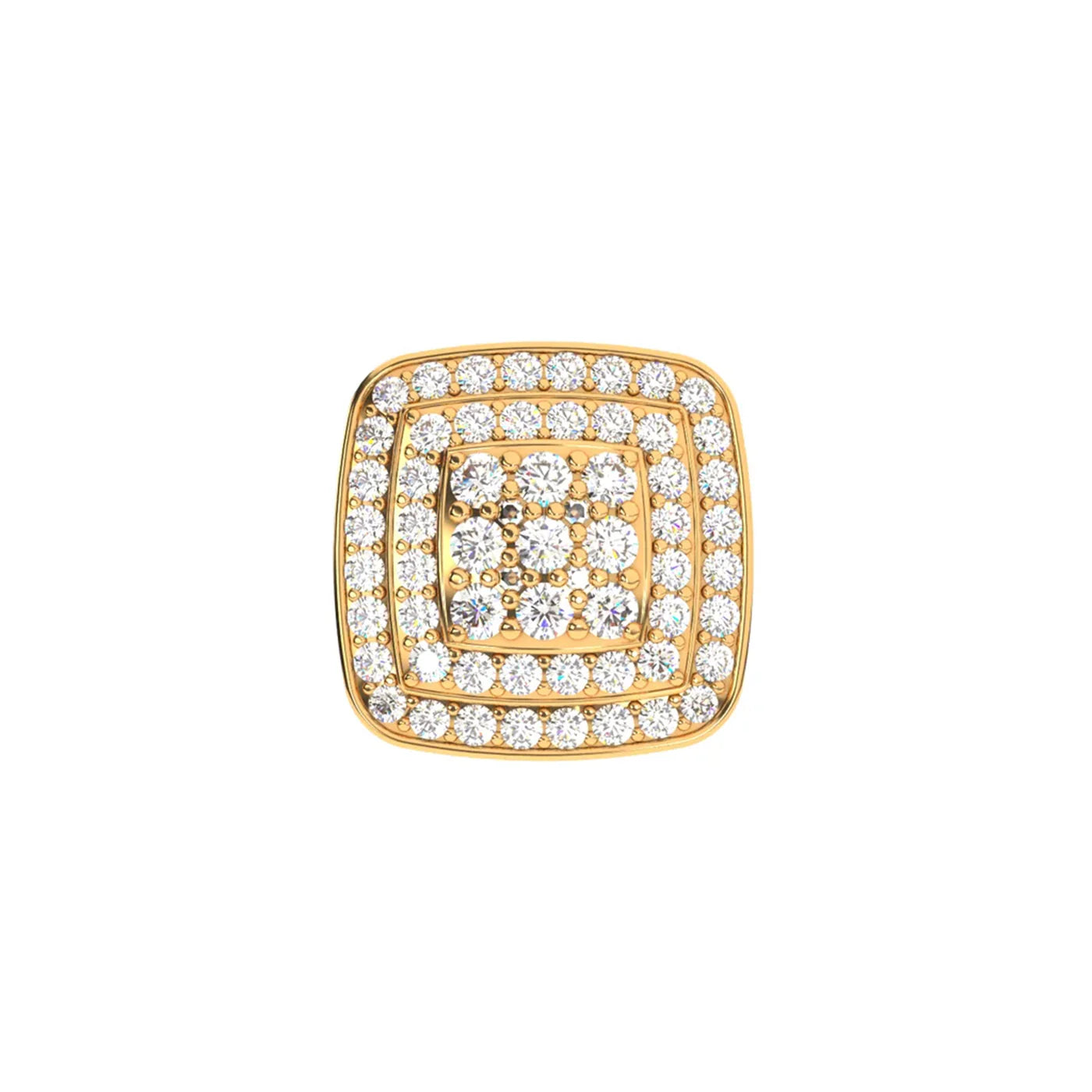 Pavé Diamond Signet Ring