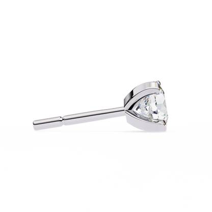 Twilight Dome – Round Lab Diamond Elevated Studs