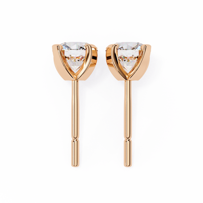 Twilight Dome – Round Lab Diamond Elevated Studs