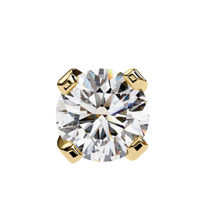 Twilight Dome – Round Lab Diamond Elevated Studs