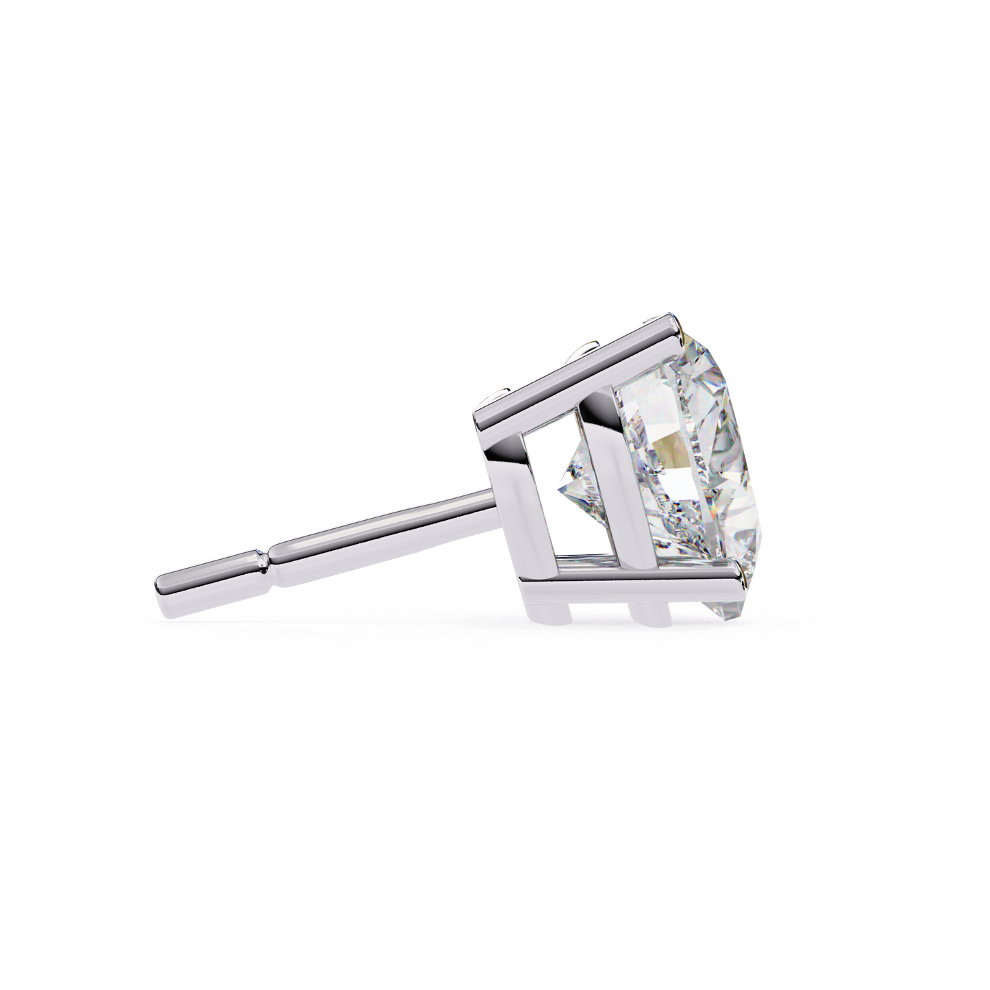Heart Studs – Heart-Shaped Lab Diamond Stud Earrings