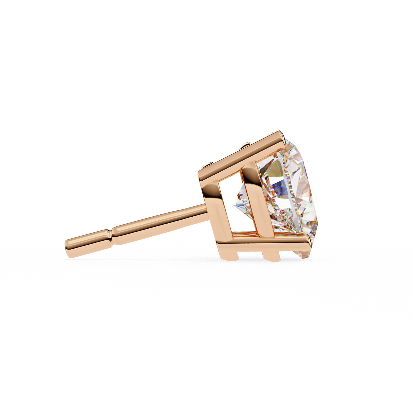 Heart Studs – Heart-Shaped Lab Diamond Stud Earrings