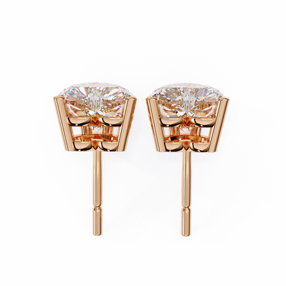 Heart Studs – Heart-Shaped Lab Diamond Stud Earrings