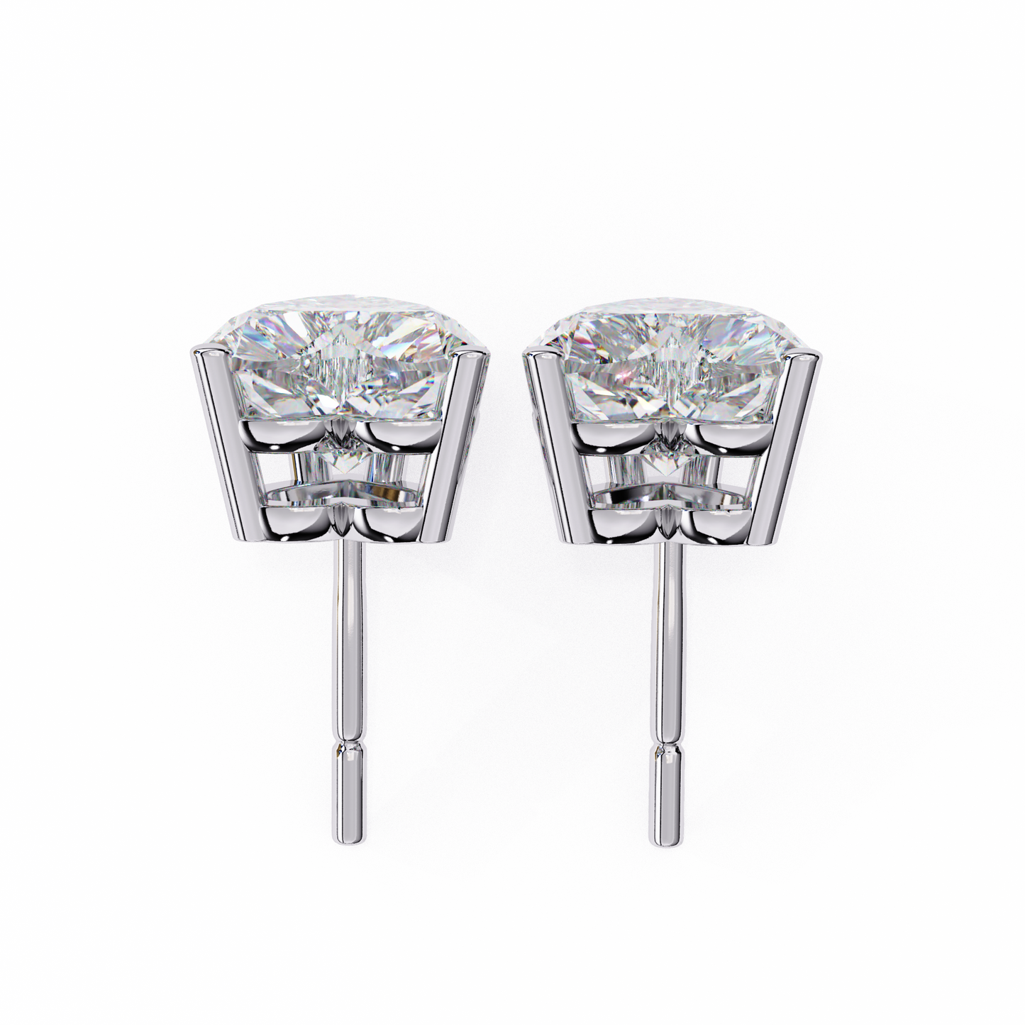 Heart Studs – Heart-Shaped Lab Diamond Stud Earrings