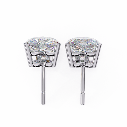 Heart Studs – Heart-Shaped Lab Diamond Stud Earrings