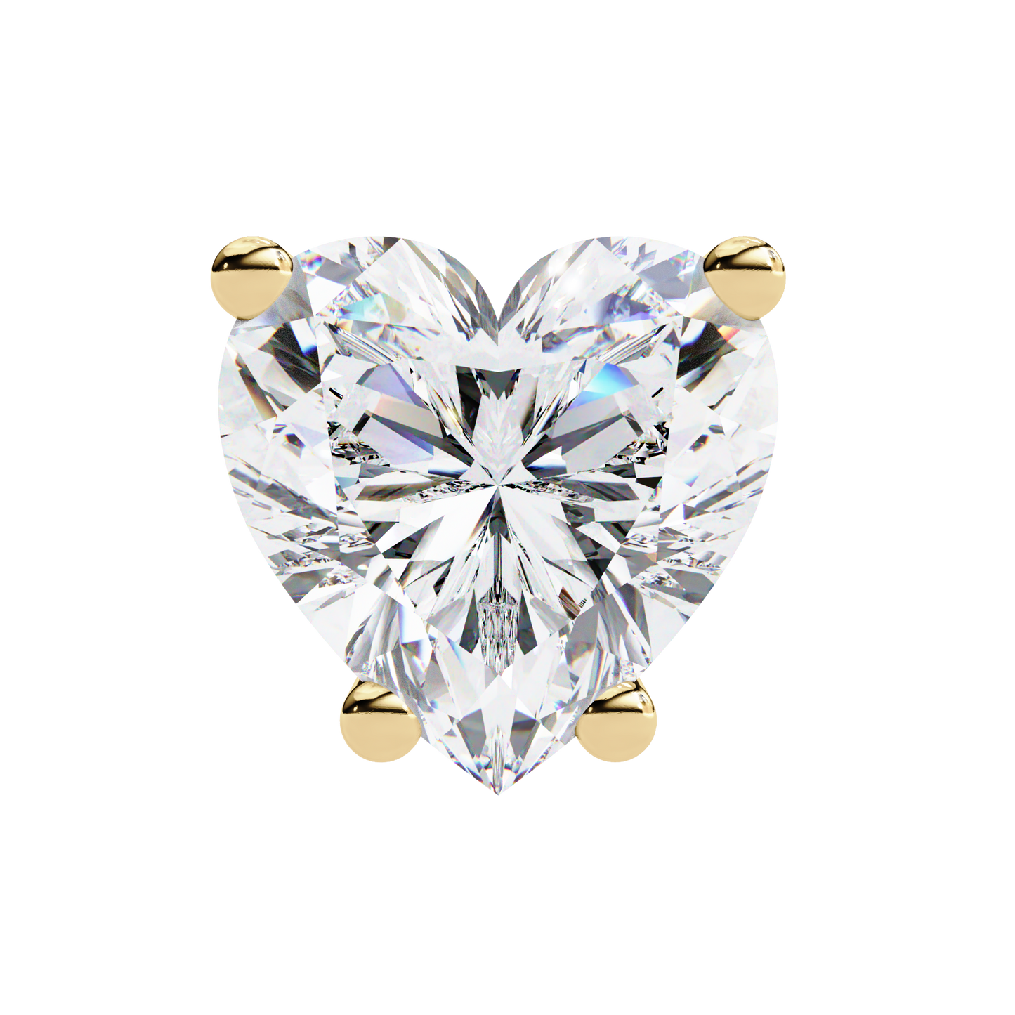 Heart Studs – Heart-Shaped Lab Diamond Stud Earrings