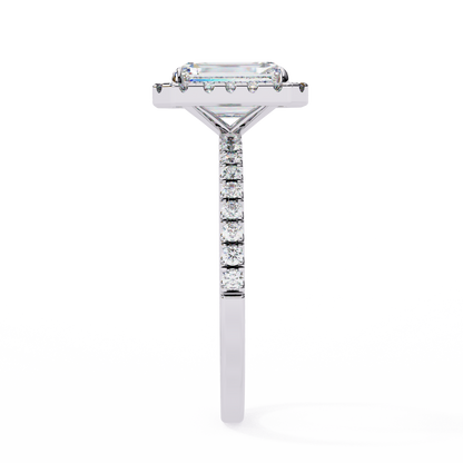 Radiance Arc – Radiant Lab Diamond Fan-Set Ring in 14K Gold