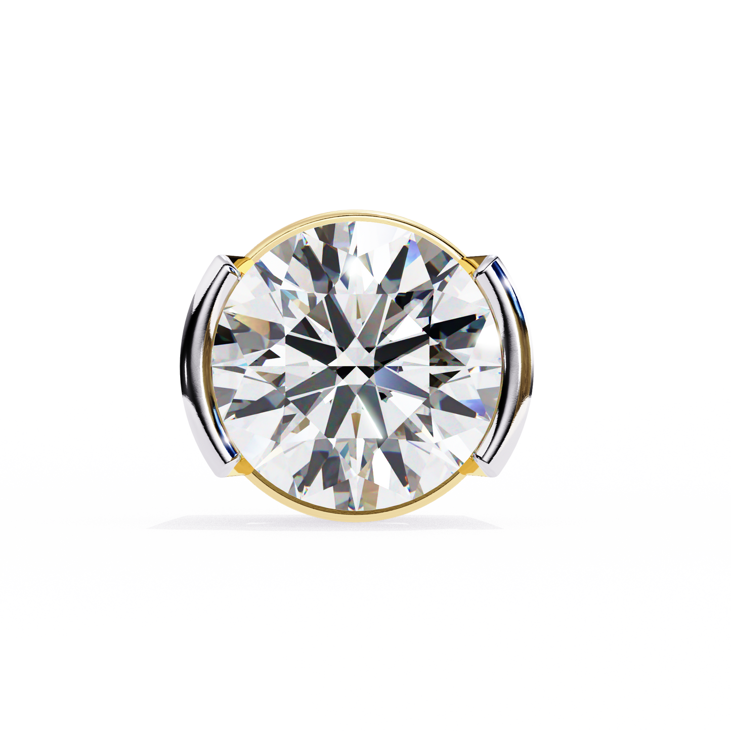 Lustre Bloom – Round Lab Diamond Layered Halo Studs