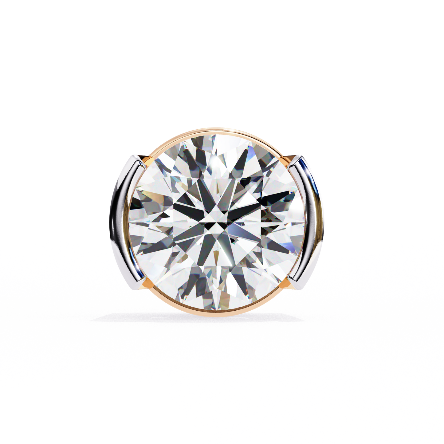 Lustre Bloom – Round Lab Diamond Layered Halo Studs