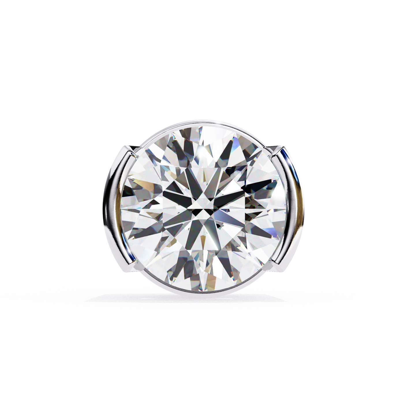 Lustre Bloom – Round Lab Diamond Layered Halo Studs