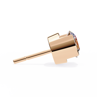 Lustre Bloom – Round Lab Diamond Layered Halo Studs