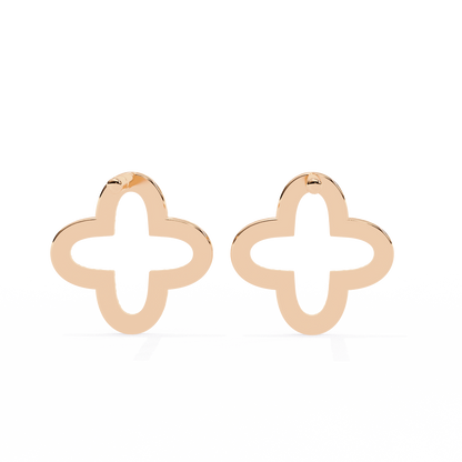 Stellar Arc – Round Diamond Petite Hoop Earrings