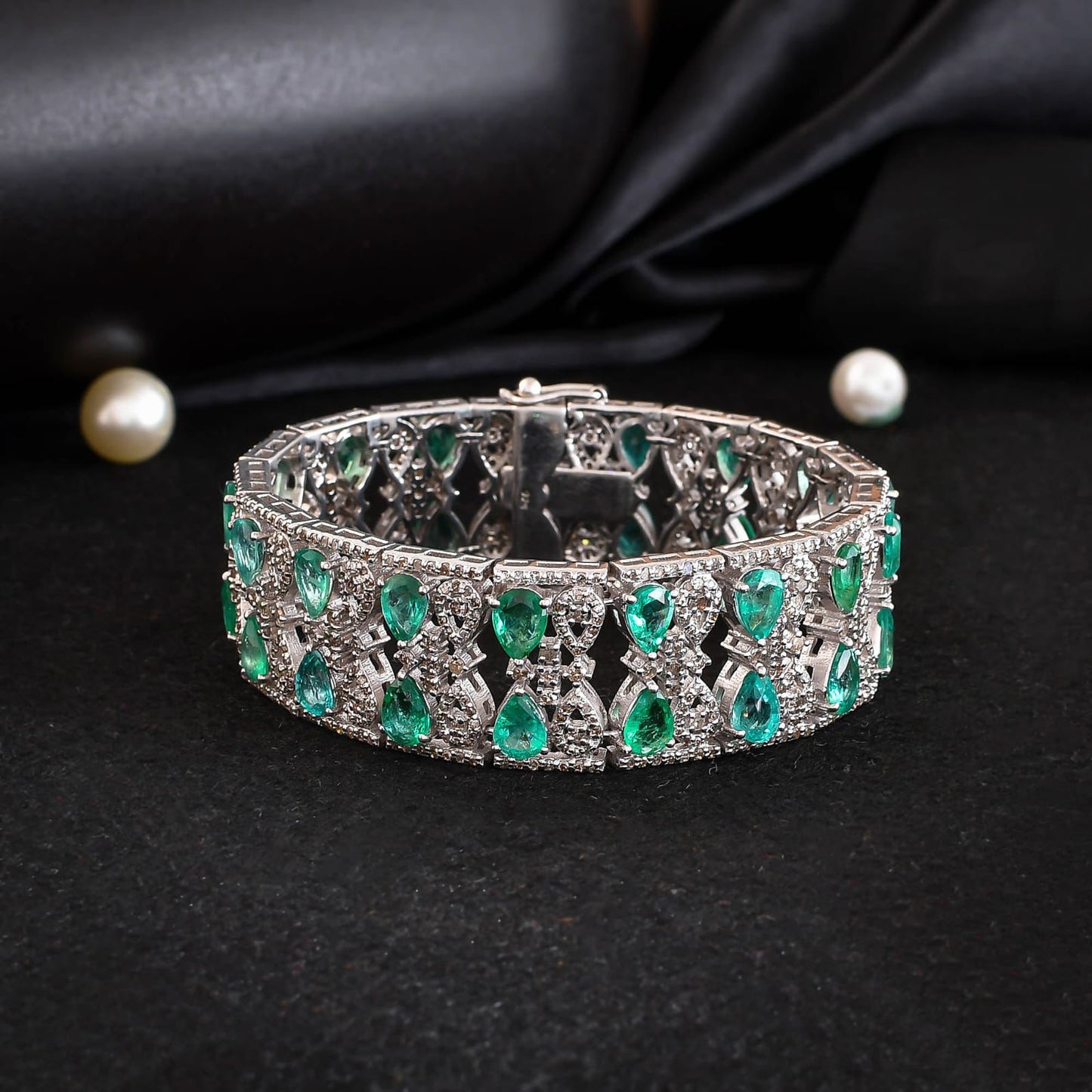 Emerald Symphony Bracelet